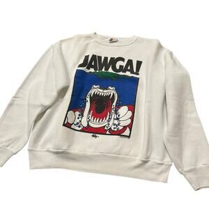 Jawga White Graphic Sweatshirt